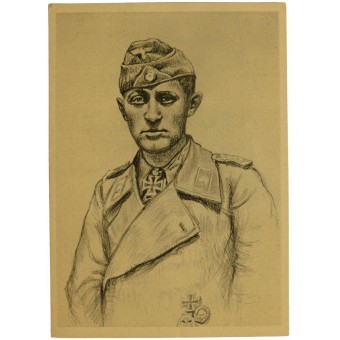 Postcard Ritterkreuzträger des Heeres   Ernst Georg Buchterkirch. Espenlaub militaria